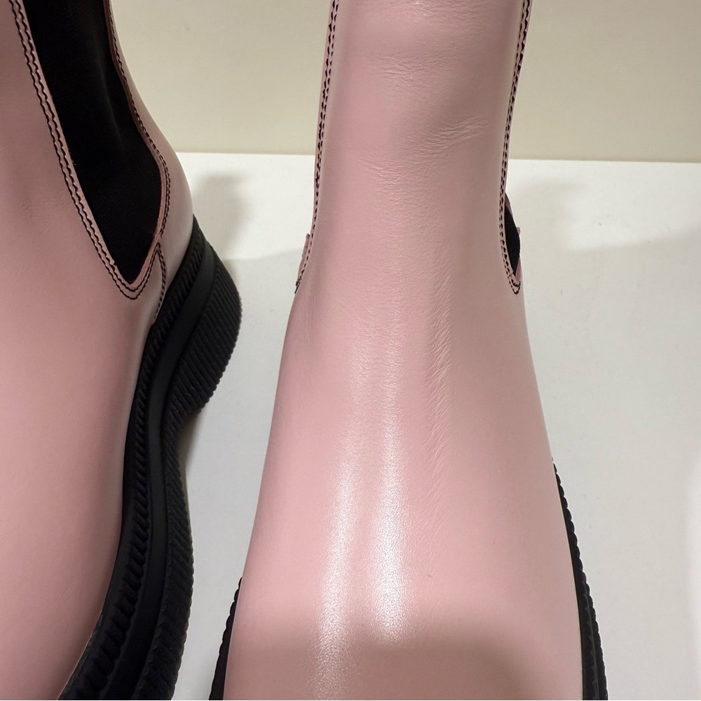* NEW Ganni Creepers Chelsea Boot in Pale Lilac BT - Picture 6 of 12
